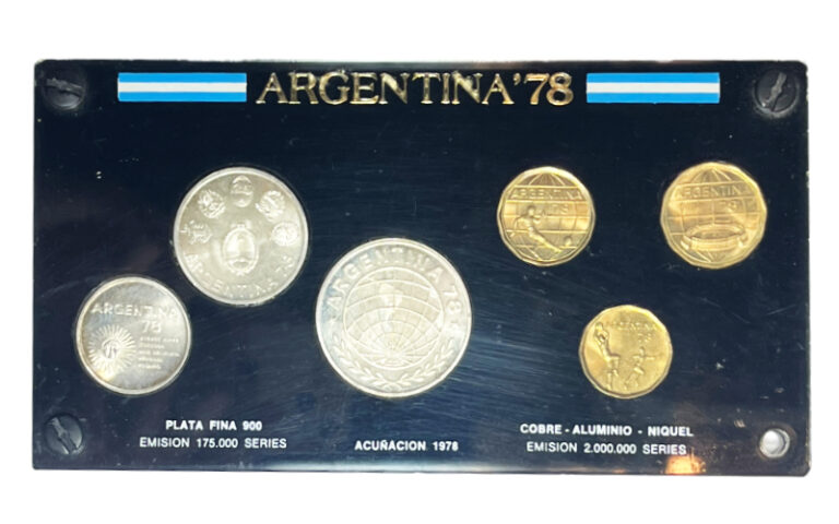 Argentina Serie Monedas 1978 Copa Mundial SC