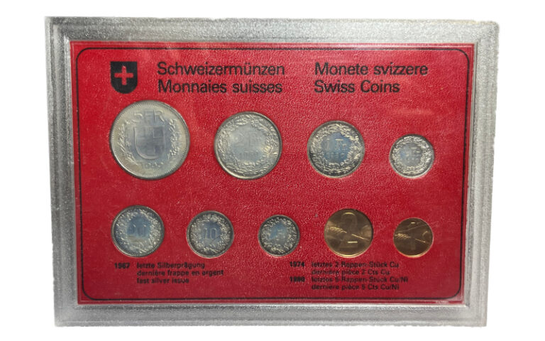 Suiza Serie 9 Valores 1980 SC