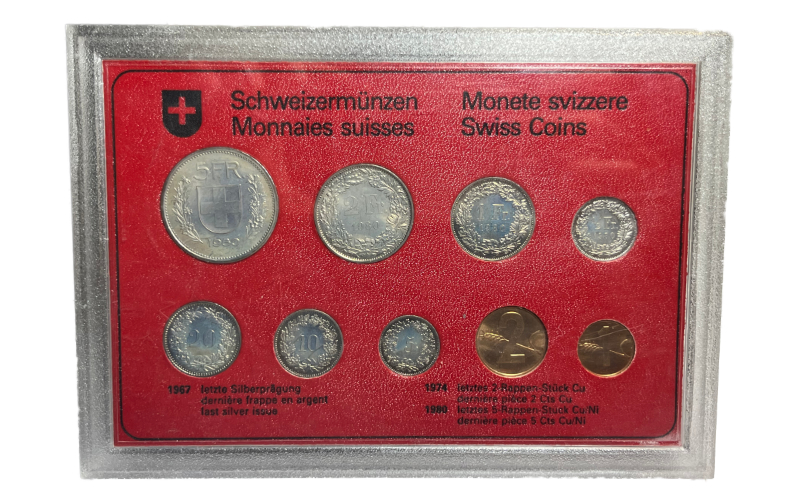 Suiza Serie 9 Valores 1980 SC