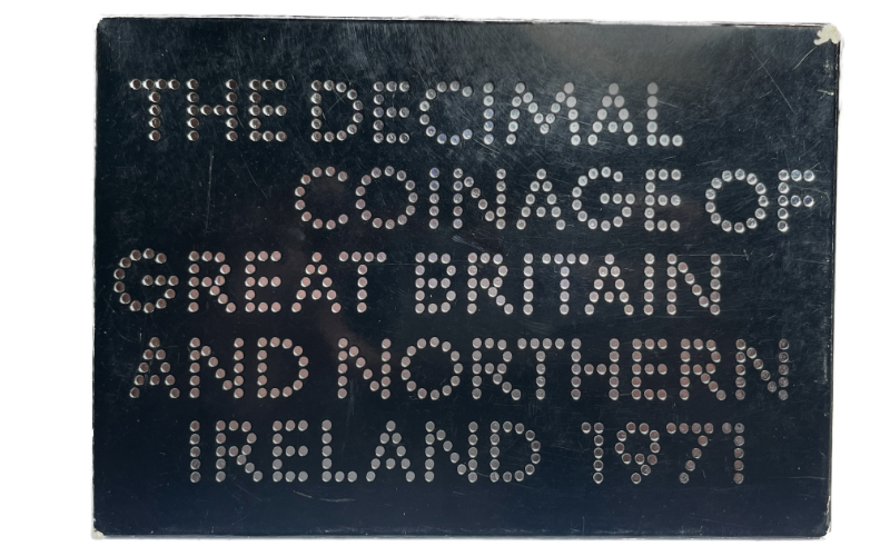 Gran Bretaña Serie 6 Valores 1971 La Acuñación Decimal de Gran Bretaña e Irlanda del Norte PROOF