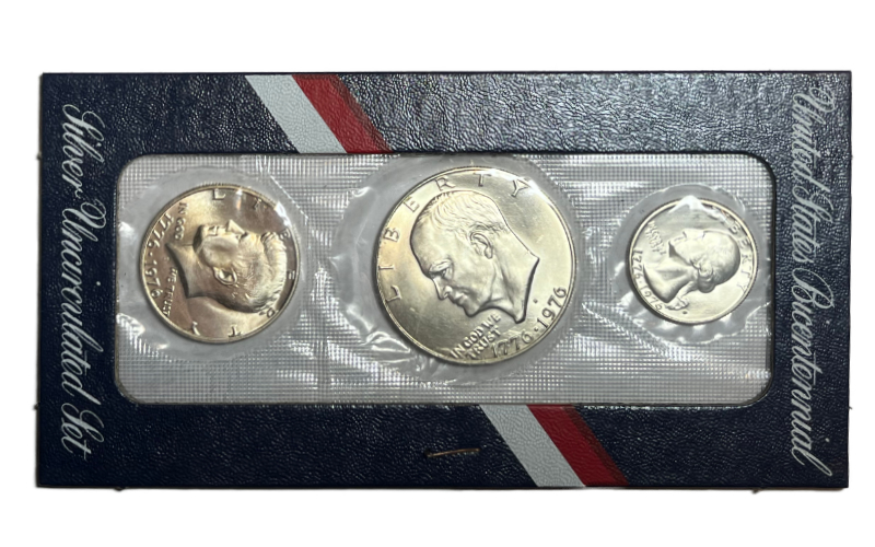 Estados Unidos Serie 3 Valores 1976 Bicentenario SC