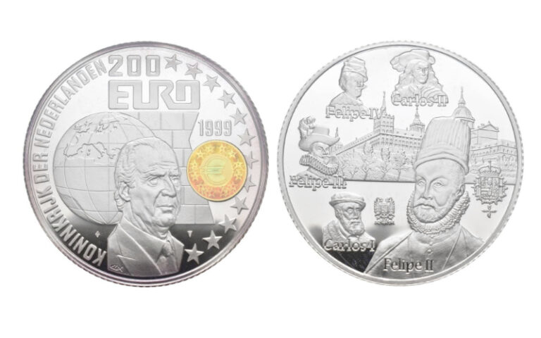 Países Bajos 200 Euros 1999 Juan Carlos I PROOF