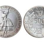 Austria 500 Schilling 1984 Centenario de la Muerte de Fanny Elssler SC