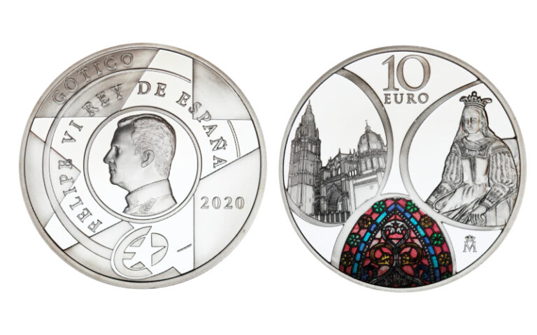 España 10 Euros 2020 Serie Europa Gótico PROOF