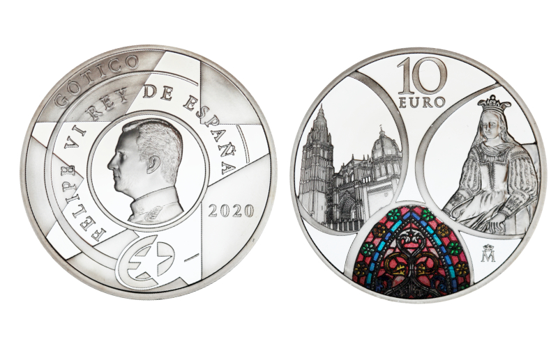 España 10 Euros 2020 Serie Europa Gótico PROOF