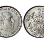 Estado Español 25 Pesetas 1957*19-59 SC-FDC