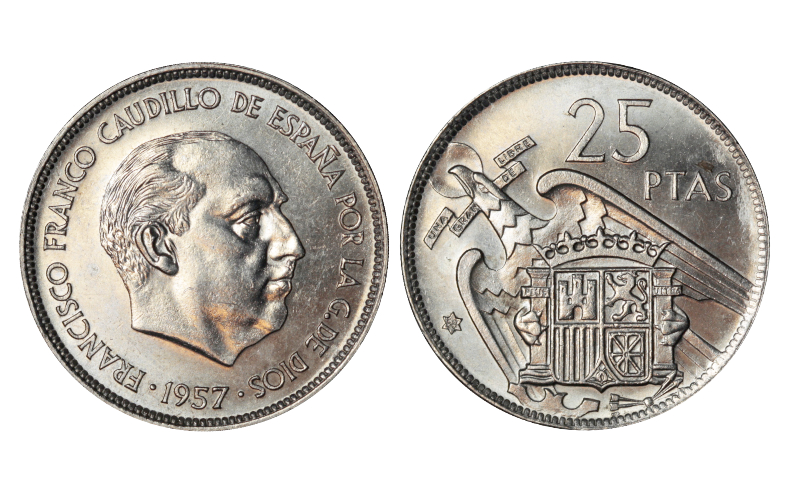 Estado Español 25 Pesetas 1957*68 SC
