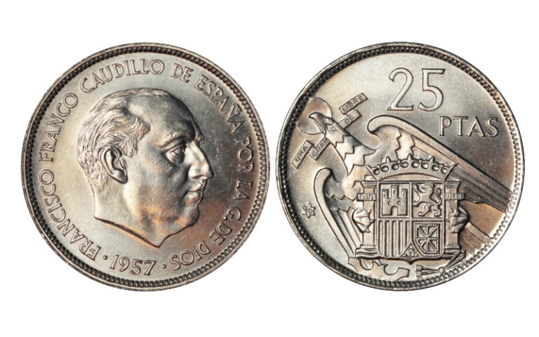 Estado Español 25 Pesetas 1957*70 SC-FDC