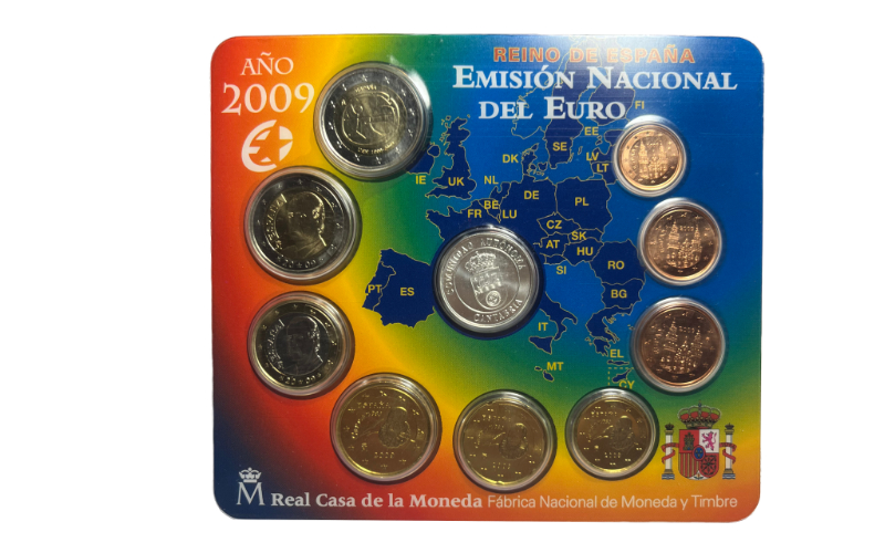 España Cartera Oficial Euros 2009 Cantabria BU