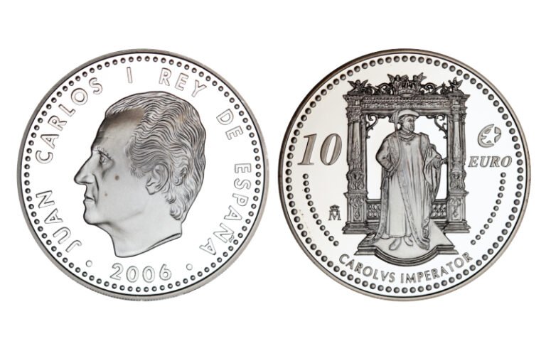 España 10 Euros 2006 Personajes Europeos - Carolus Imperator PROOF