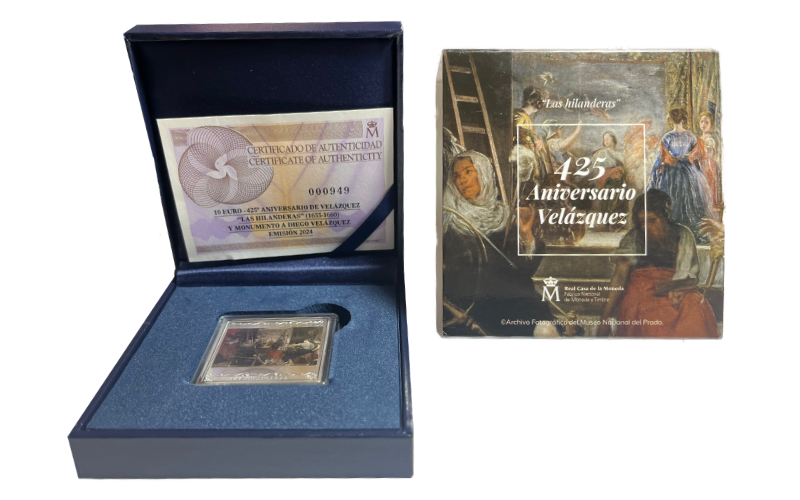 España 10 Euros (1oz. 999) 2021 275 Aniversario Francisco De Goya "El Quitasol" PROOF
