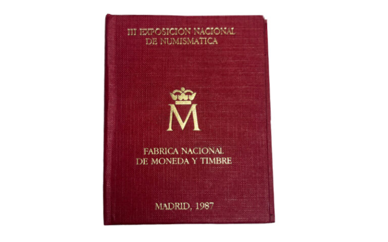 España Cartera E-87 III Exposición Nacional de Numismática SC