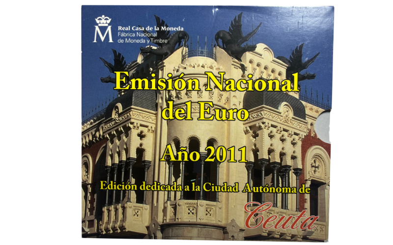 España Cartera Oficial Euros 2011 Ceuta BU