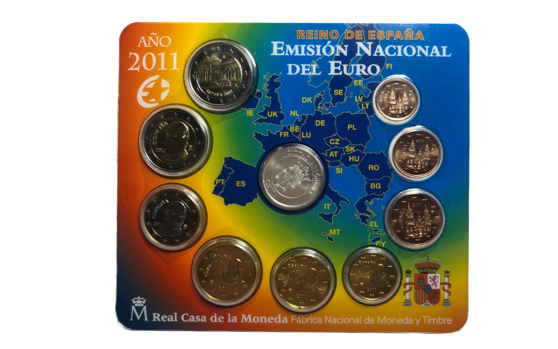 España Cartera Oficial Euros 2011 Ceuta BU