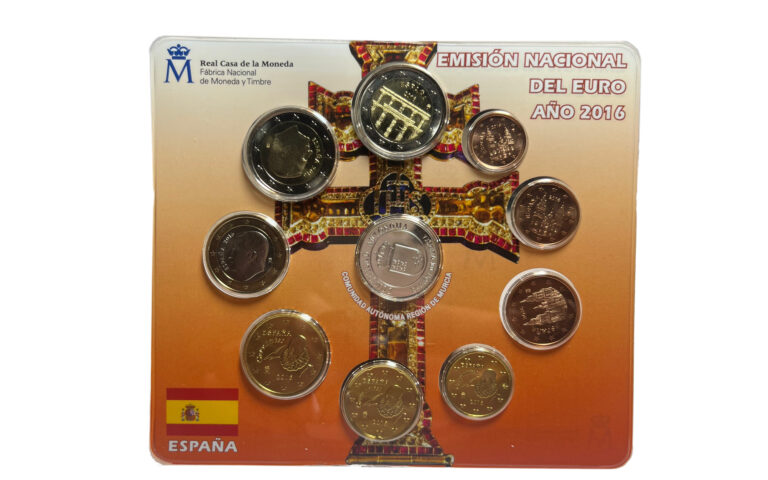 España Cartera Oficial Euros 2016 Región de Murcia BU