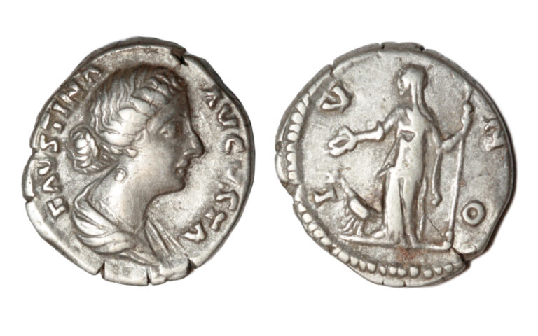 Faustina II Denario 161-176 d.C. Roma MBC
