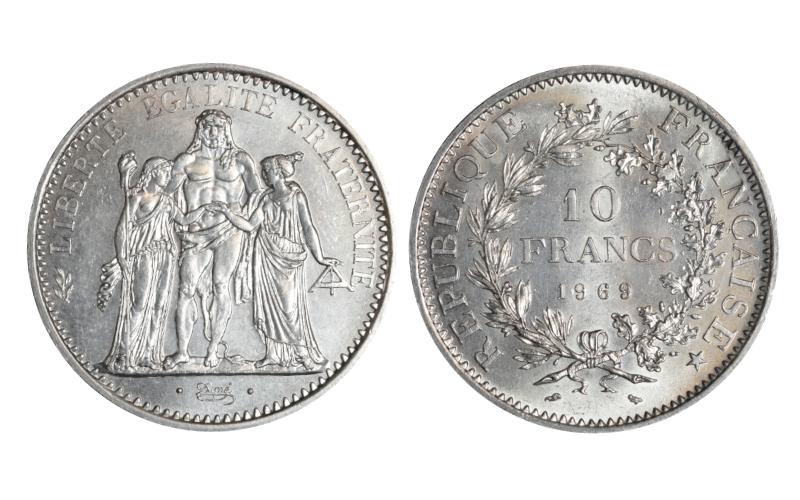 Francia 10 Francos 1969 Escasa SC