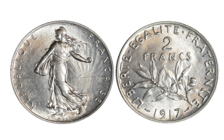 Francia 2 Francos 1917 SC