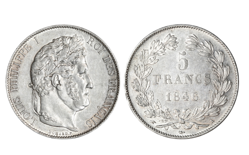 Francia / Luis Felipe I 5 Francos 1846 A EBC
