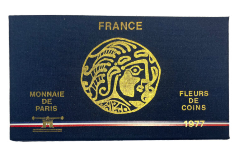 Francia Estuche 9 Valores 1977 Monnaie De Paris FDC
