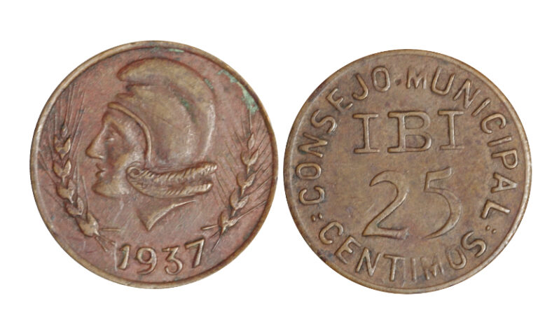 Ibi (Alicante) 25 Céntimos 1937 MBC