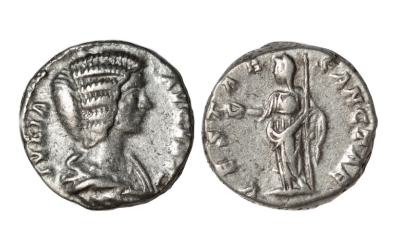 Julia Domna Denario 196-211 d.C. Roma MBC