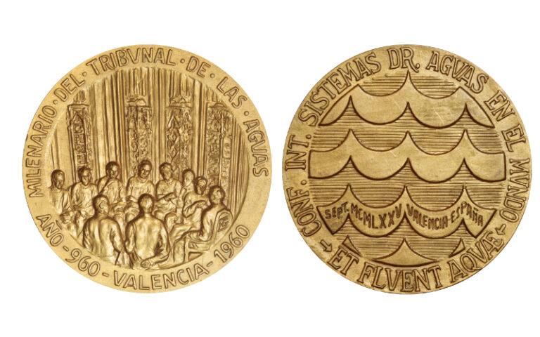 Medalla Milenario del Tribunal de las Aguas 1960 Valencia SC-