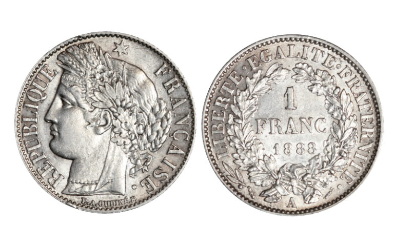 Francia 1 Franco 1888 A EBC